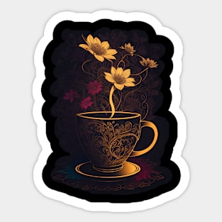 Dark coffe Sticker